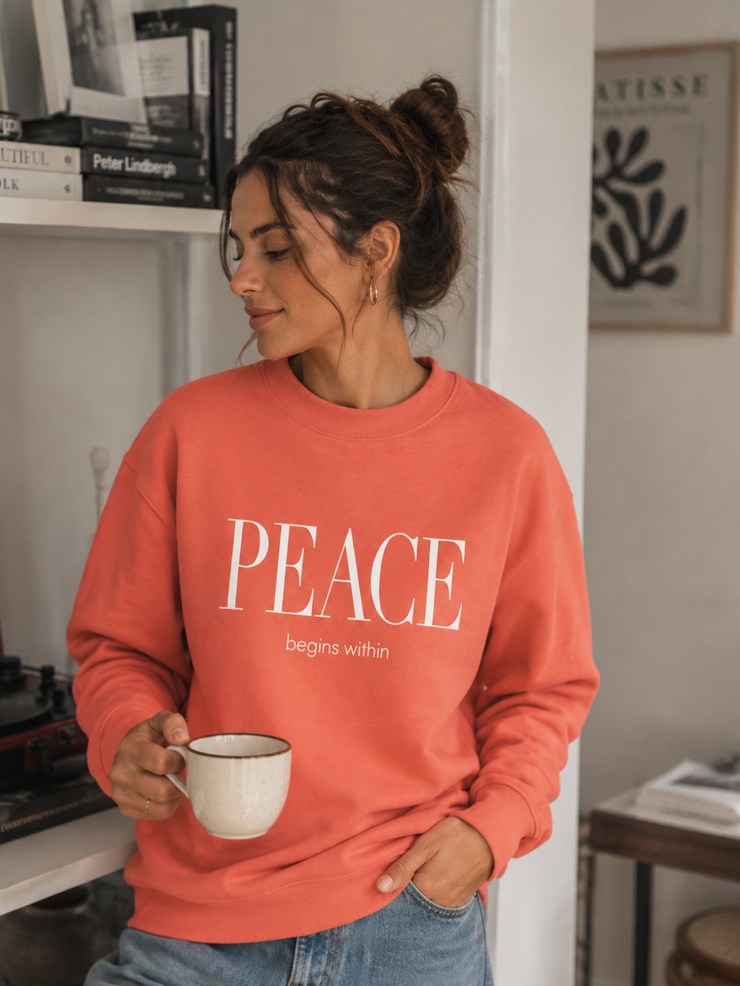Peace Begins Everyday Sweater (Unisex)