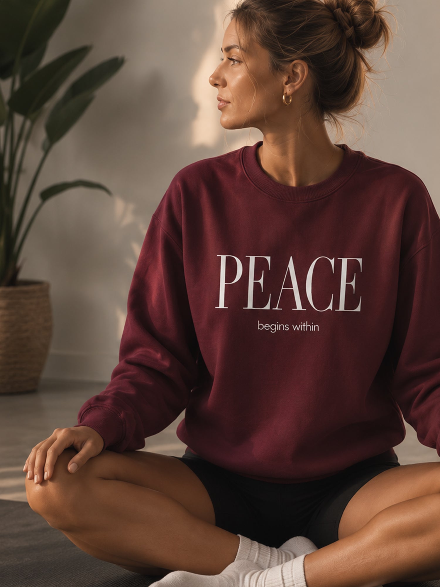 Peace Begins Everyday Sweater (Unisex)