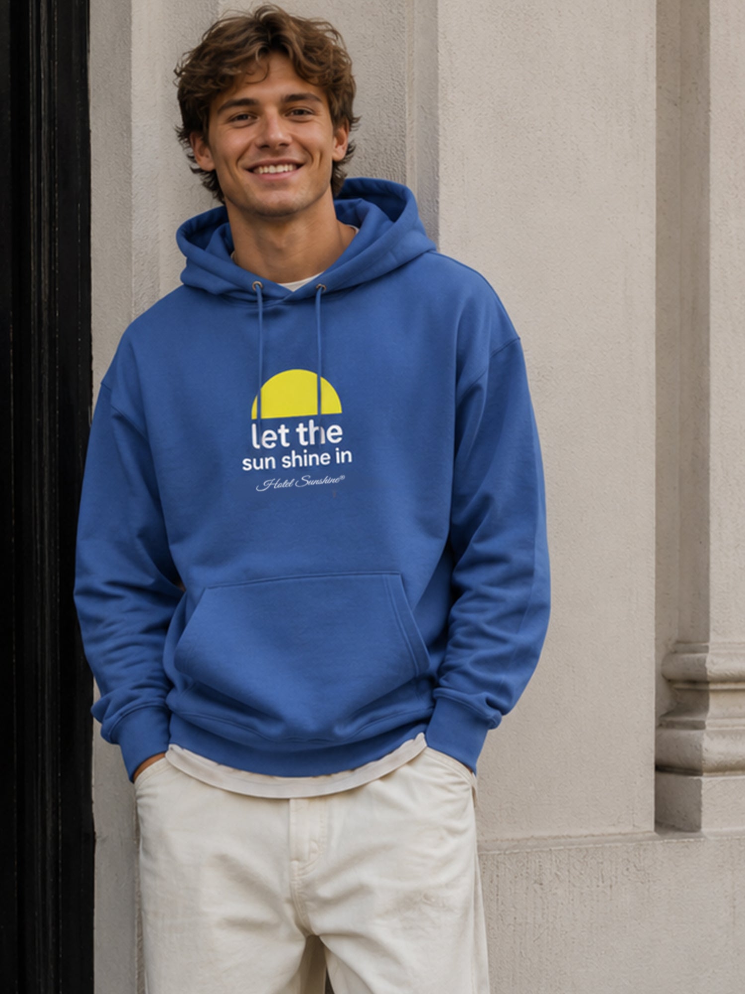 Let the Sun Shine In Everyday Hoodie Blue Soul (Unisex)