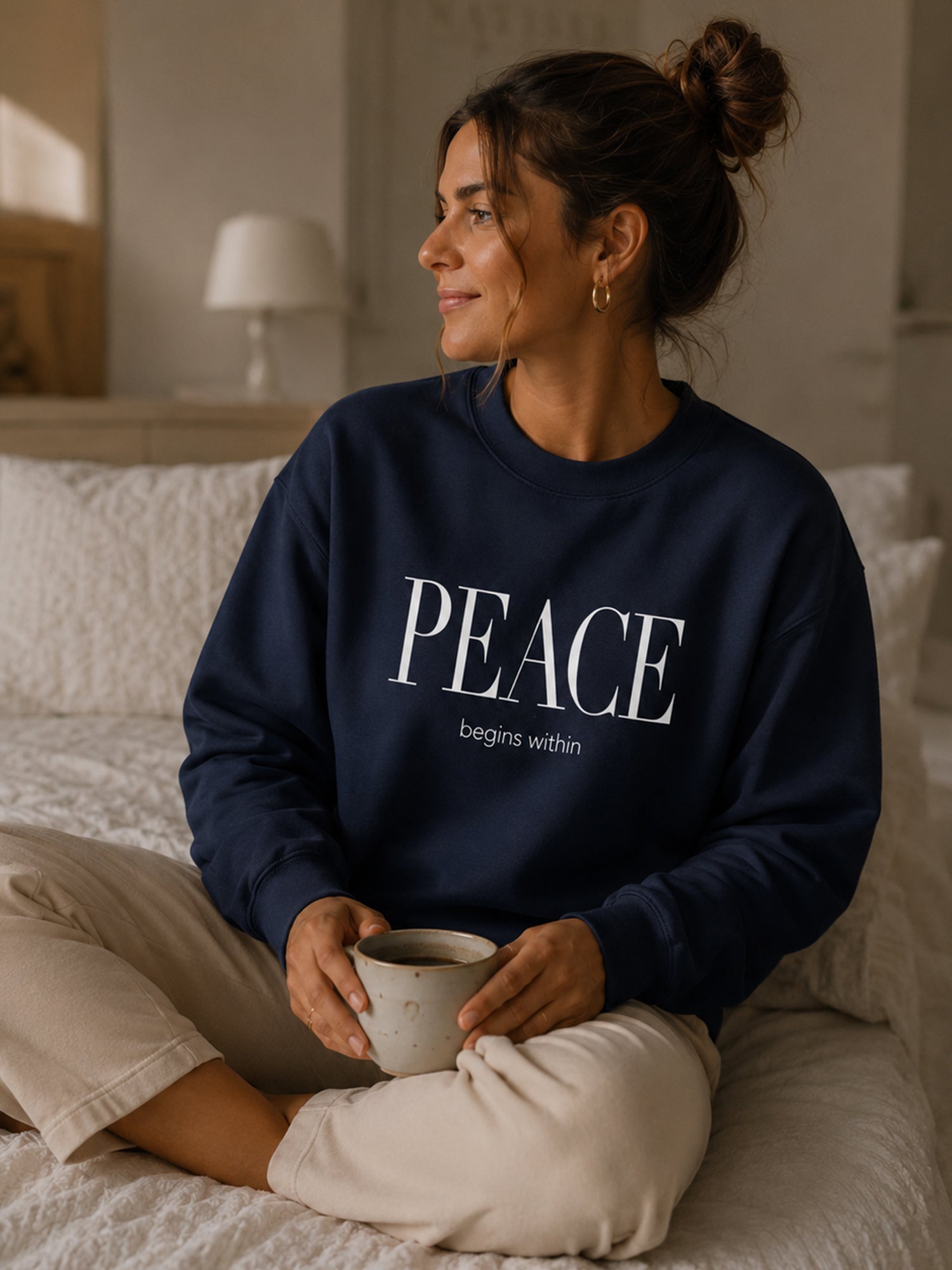 Peace Begins Everyday Sweater (Unisex)