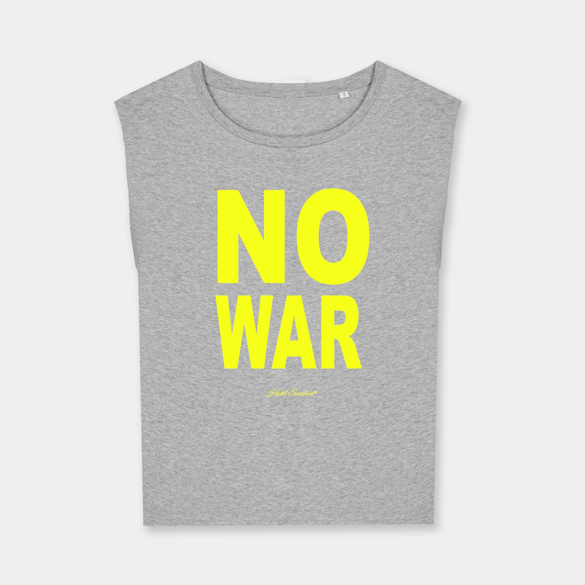 No War Easy Tee Light Cotton Grey