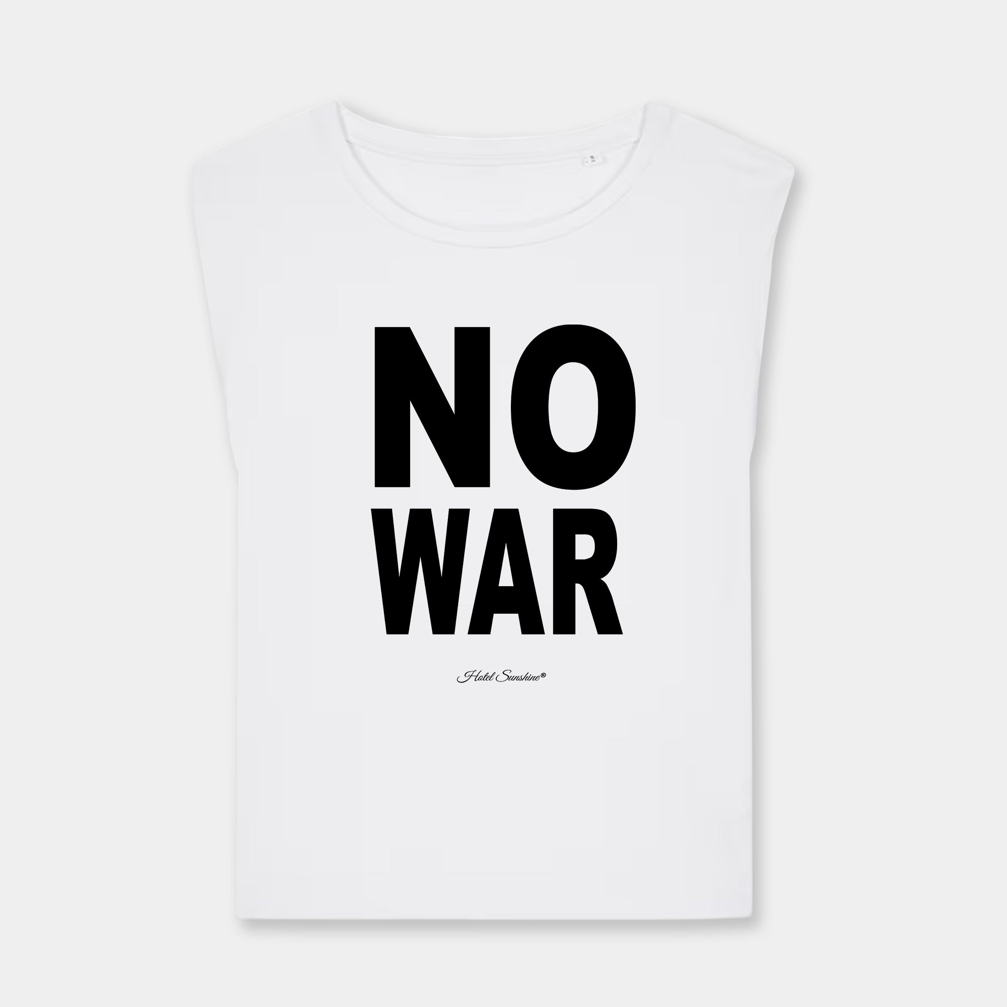 No War Easy Top White