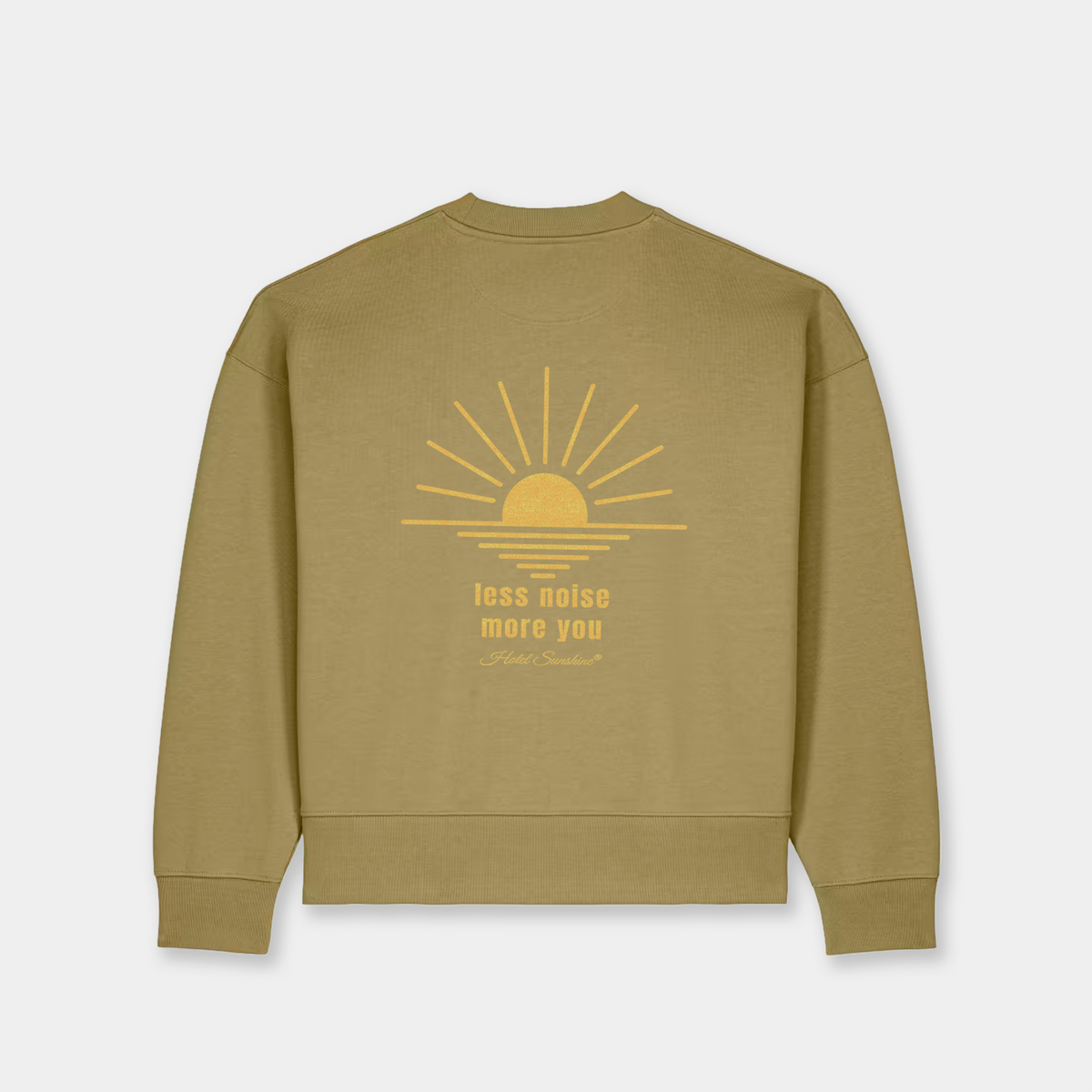 Less Noise More You · Crop Sweater (Unisex)