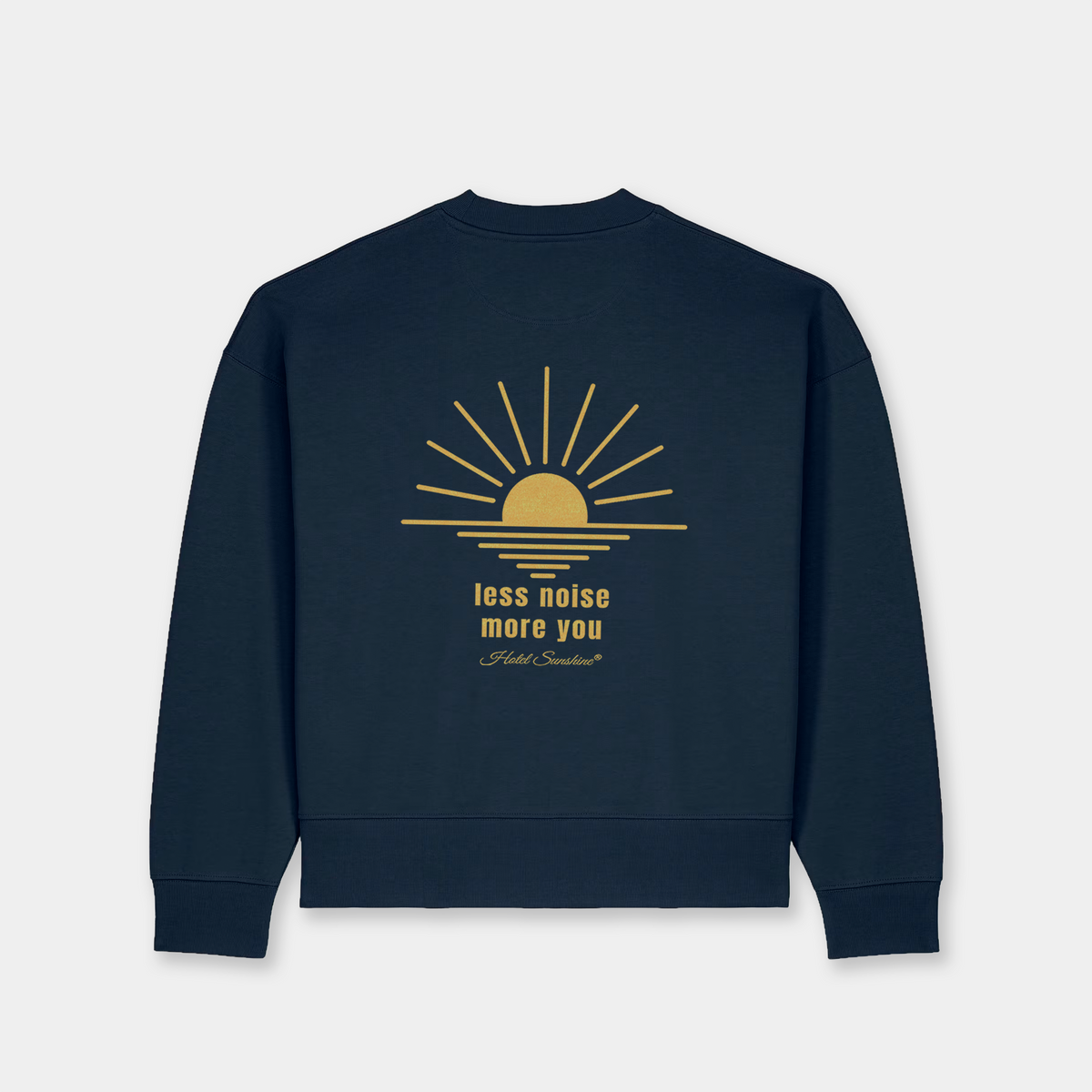 Less Noise More You · Crop Sweater (Unisex)
