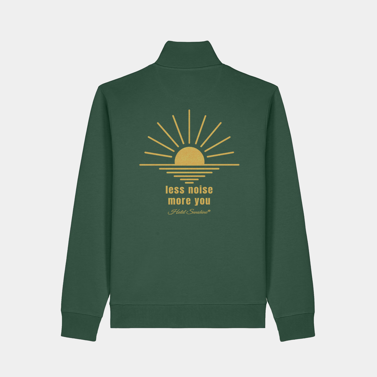Less Noise More You Everyday Jacket Bottle Green Rücken
