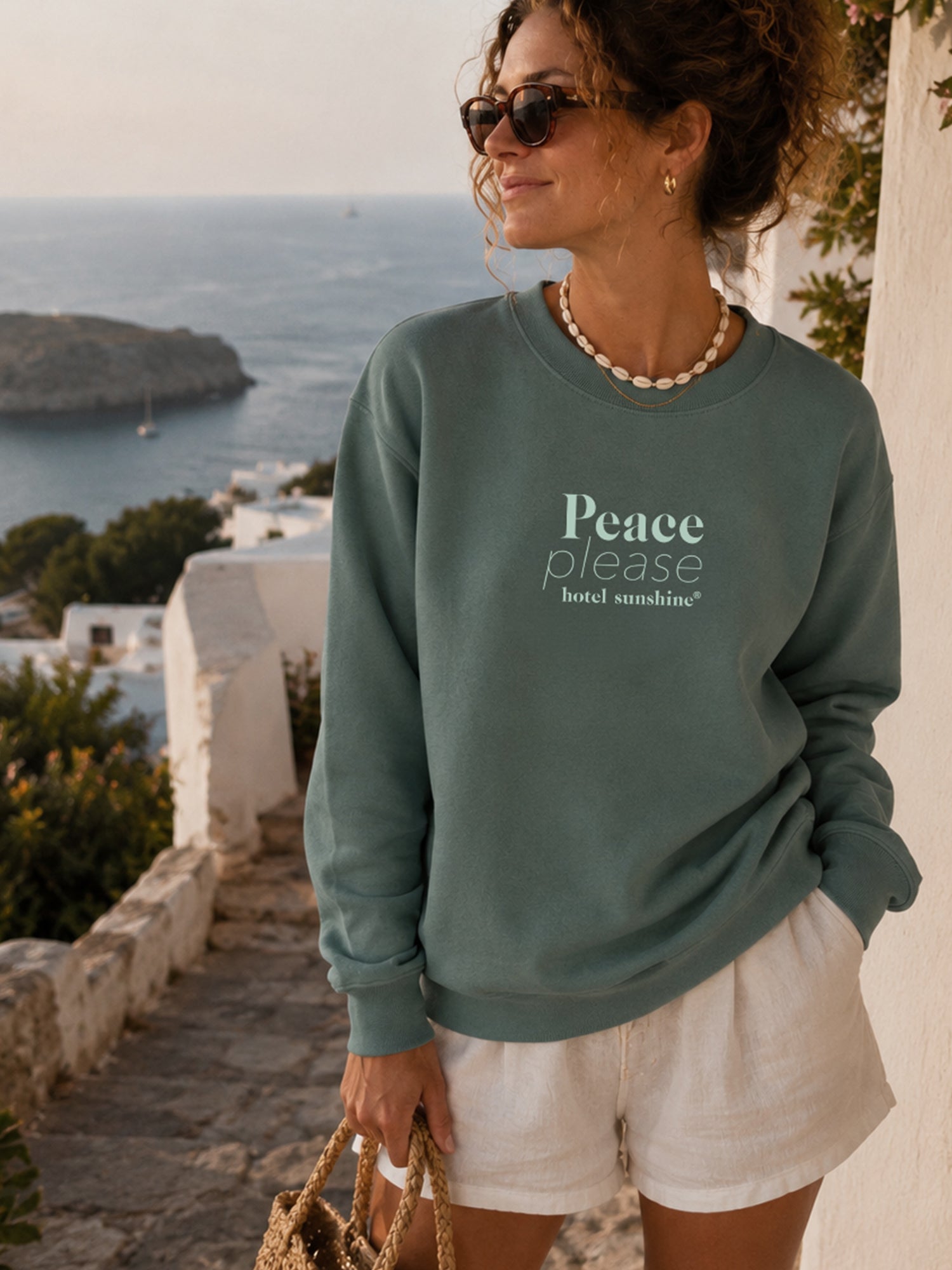 Peace Please Everyday Sweater Green Bay (unisex)
