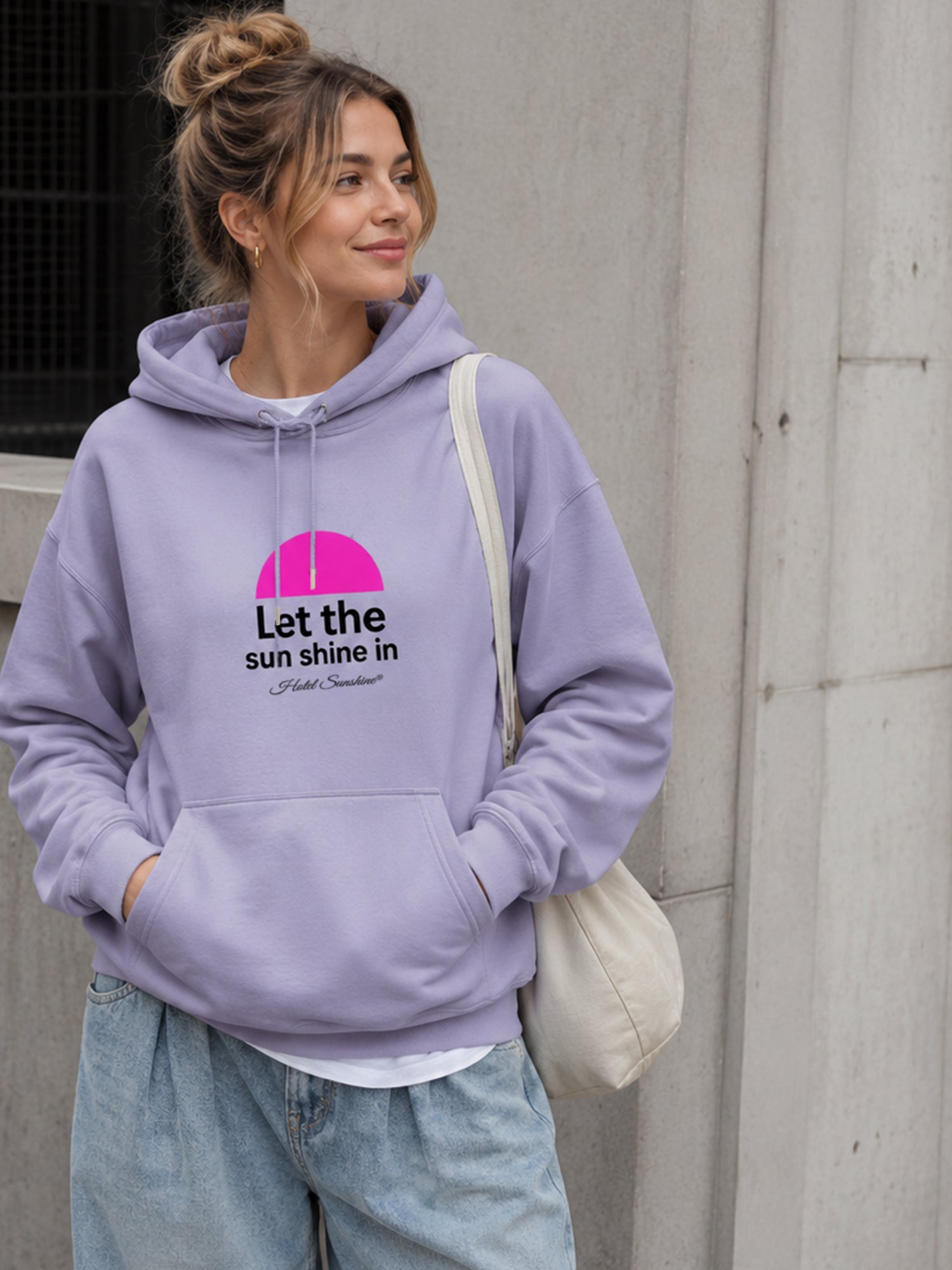 Let the Sun Shine In Everyday Hoodie Lavender (Unisex)