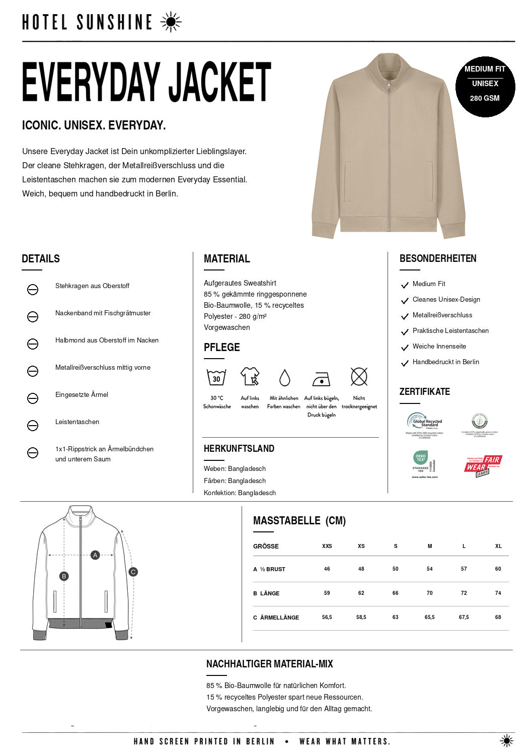 Less Noise More You · Everyday Jacket (Unisex)